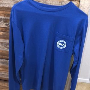 Vineyard vines long sleeve pocket t